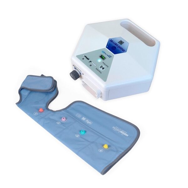 APARELHO PHLEBO PRESS C/ PERNEIRA C/ BATERIA P/FISIO (KIT)