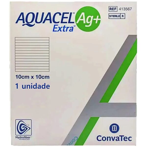CURATIVO HIDROFIBRA AG 10X10 AQUACEL AG+EXTRA 413567