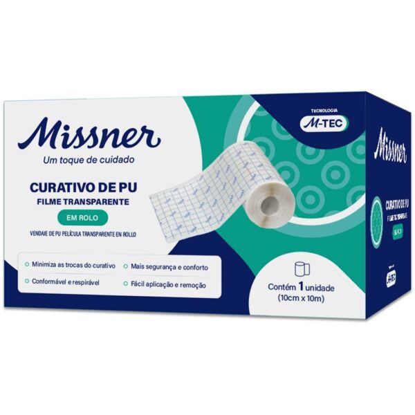 FILME ROLO TRANSPARENTE 10CMX10M - MTEC
